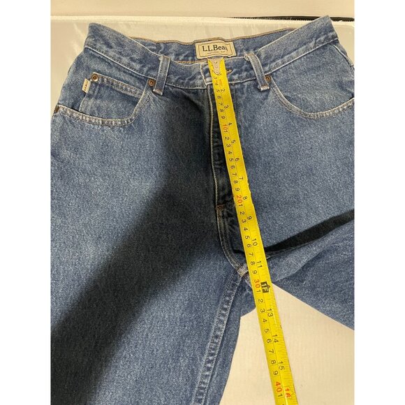 L.L. Bean Natural Fit Men's Jeans 30X34 100% Cotton Denim Classic Blue Wash - Picture 14 of 15